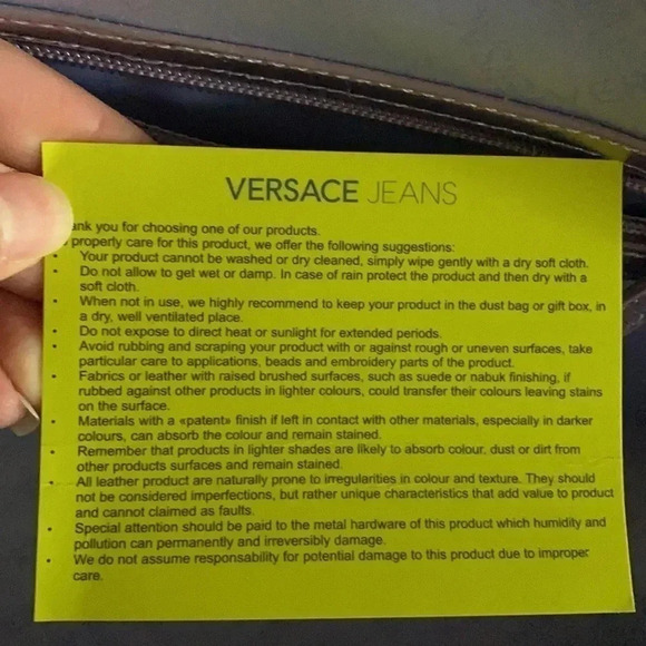Authentic Versace Jeans  satchel bag - Picture 11 of 13